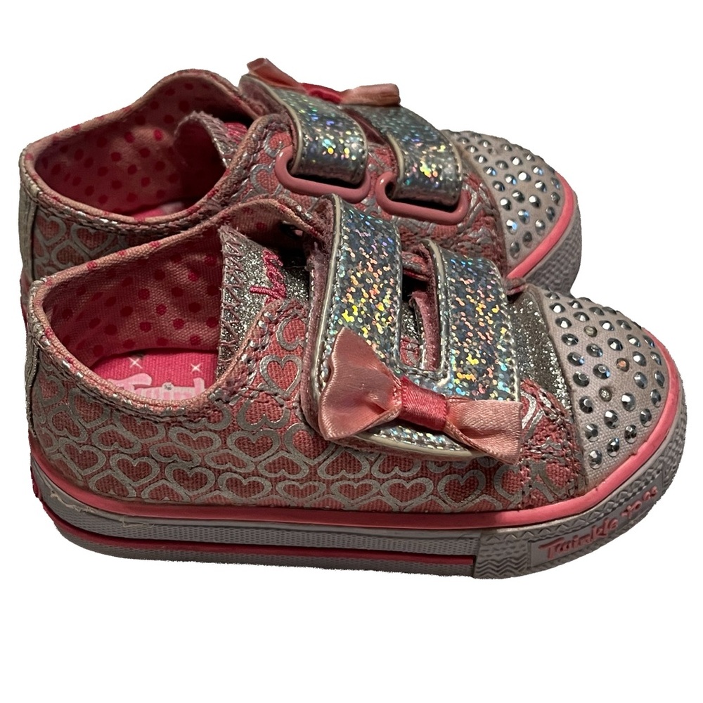 Skechers Twinkle Toes Shuffles Hearts